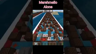 Marshmello - Alone (Minecraft Noteblock Song) #shorts #short #shortvideo