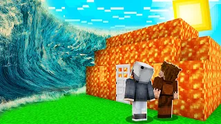 LAV EV VS TSUNAMİ! 🌊 - Minecraft