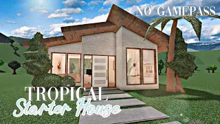 Roblox Bloxburg - No Gamepass Tropical Cheap Starter House - Minami Oroi