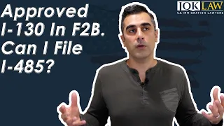 Approved I-130 In F2B. Can I File I-485?