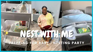 NESTING VLOG | Nesting Party, Baby Essentials, Baby Prep