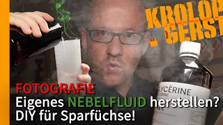 Eigenes NEBELFLUID herstellen? DIY für Sparfüchse!  📷 Krolop&Gerst