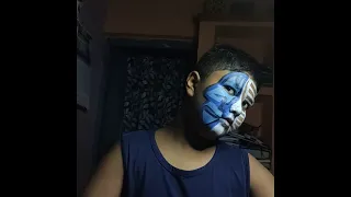 Jeff Hardy RKO face paint time lapse tutorial [Stinger]