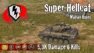 Super Hellcat  |  5,3K Damage 6 Kills  |  WoT Blitz Replays