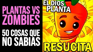 PLANTAS VS ZOMBIES: 50 Cosas que NO SABÍAS | Curiosidades