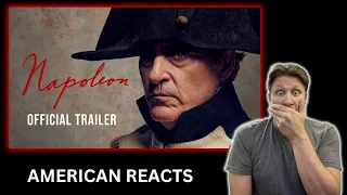 Napoleon Official Movie Trailer | American Reacts | #Reaction #Napoleon #France