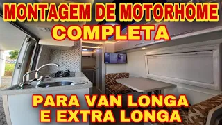 MONTAGEM DE MOTORHOME COMPLETA PARA VAN LONGA E EXTRA LONGA | MAXIHOME MOTORHOME | RIO GRANDE DO SUL