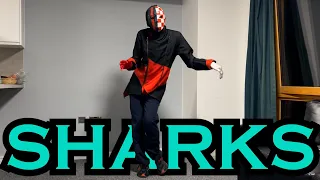 Sharks Dance Cover - Imagine Dragons | Masked Freestyle | Flaming Centurion Choreography