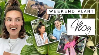 Fun Planty Weekend Vlog 🌱 Plant Chores, Updates + Friends 💚