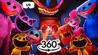 Escape the Horror: VR 360° Poppy Playtime Chapter 3 Roller Coaster Nightmare WITH ANIMATION
