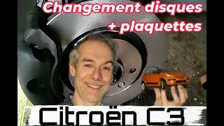 Tuto complet: Remplacement disques et plaquettes sur Citroën C3 👍