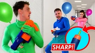 NERF MOD BATTLE ROYALE | Lazarbeam, Muselk,  Loserfruit, Crayator, BazzaGazza & Marcus