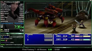 Final Fantasy 7 Speedrun - All Bosses (9:08:59) PB/WR