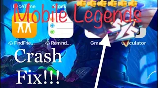 Mobile Legends Crash On||IOS 12||FIX!!