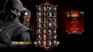 Mortal Kombat 9 - Expert Tag Ladder (Sektor & Noob/3 Rounds/No Losses)