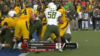 Oregon Ducks @ California Golden Bears 2010 Full Game NCAAF