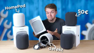 Kann ich 5 DEFEKTE Apple HomePods REPARIEREN?!