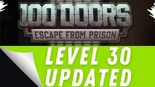 100 Doors: Escape From Prison Level 30 - New Updated Level!