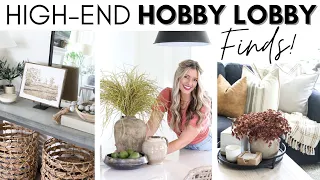 HOBBY LOBBY SHOP WITH ME AND HAUL || HIGH-END HOBBY LOBBY FINDS || FALL HOME DECOR