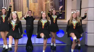 Trinity Irish Dancers perform around Chicago area ahead of St. Patrick's Day