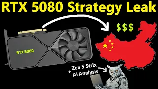 Nvidia RTX 5080 Strategy Leak | AMD Zen 5 Strix AI 9 HX 170 Analysis