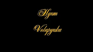 Anthem of  the language Volapük, my new version