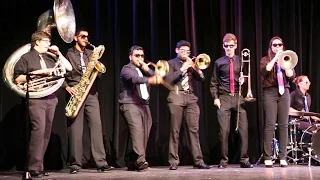 Funky Town / I Feel Good - Vanguard Brass at West Boca High School (Lucky Chops Cover)