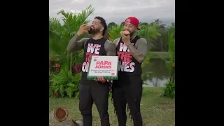 Roman Reigns Cousin Jimmy & jey uso celebrate 600days as your undisputed Tag Team Championship 🏆