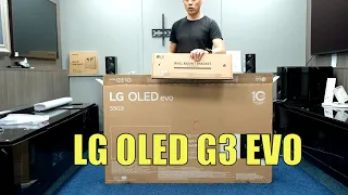 LG OLED G3 Unboxing, Setup, TV and 4K Demo Videos