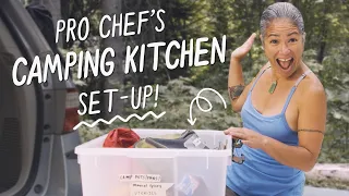 Everything in a Pro Chef's CAMP KITCHEN! | Cook Out with Chef Maria Hines