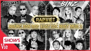 PLAYLIST RAP VIỆT - Những bản rap xuất sắc nhất tạo nên HIT tại Mùa 2 Rap Việt