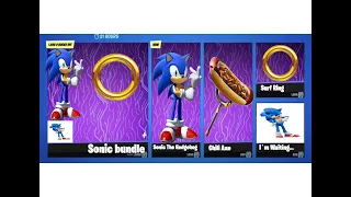 Sonic in fortnite (concept Sonic 2)