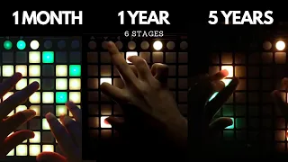 1 Day vs 5 Years of Playing Launchpad #shorts