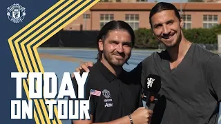 Zlatan Exclusive! | Dominic Monaghan speak to us | Today on Tour | USA Tour 2018 Live on MUTV