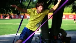 Slackline Tutorial: Surfing a Rodeoline