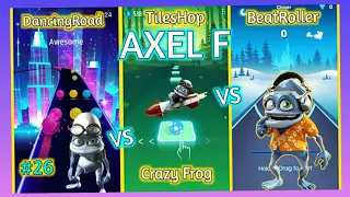 Dancing Road VS Tiles Hop VS Beat Roller - Axel F Crazy Frog. V Gamer