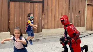 SAMURAI MANNEQUIN PRANK in JAPAN #07 / Kawagoe Saitama