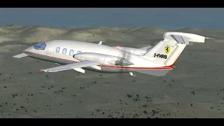 FSX - Ferrari Livery PIAGIO P180 Push Turboprop - Carthage