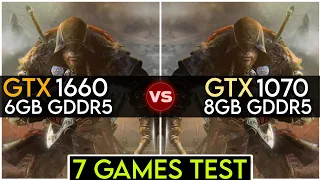 GTX 1660 vs GTX 1070 | Test In 10 Games | Which Is Better ?