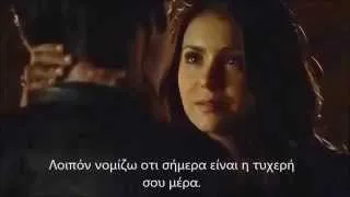 The Vampire Diaries - Damon and Elena Kiss 5x21 (With Greek Subs)