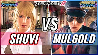 T8 🔥 Shuvi (Xiaoyu) vs Mulgold (Kazuya) 🔥 Tekken 8