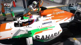 F1 2013 Every Team Pitstop