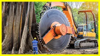 99 Fastest Big Chainsaw Cutting Tree Machines At Another Level