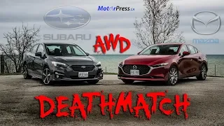 2019 Mazda 3 GT Premium AWD Vs 2019 Subaru Impreza Sport Tech Eyesight AWD