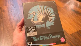 The Bird with the crystal plumage 4k UltraHD Blu-ray limited edition Unboxing (Arrow Video)