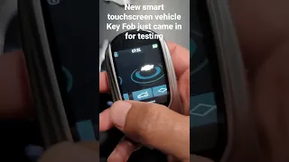 New Smart LCD touchscreen key fob. Has an app???🤔