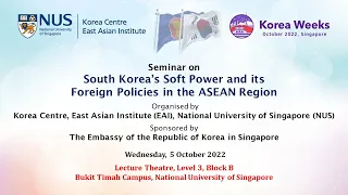 South Korea’s Soft Power and its Foreign Policies in the ASEAN Region