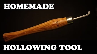 Homemade Woodturning Tools - Lathe Hollowing Tool