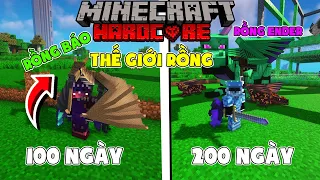 Mình Sinh Tồn 200 Ngày Ở Thế Giới Rồng Trong Minecraft Sinh Tồn Siêu Khó !!