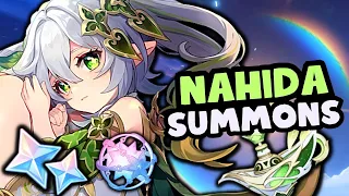 ( F2P ) 40+  Summons For Nahida 😍| Can I Get C1 Nahida ?